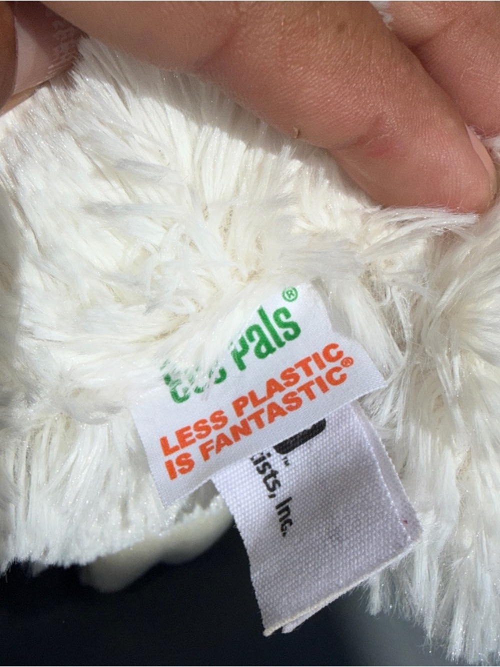 White Snowy Owl Plush Toy - Soft Eco-Friendly Stuffed Animal - Picture 6 of 8